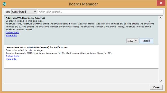 Install the boards supplied